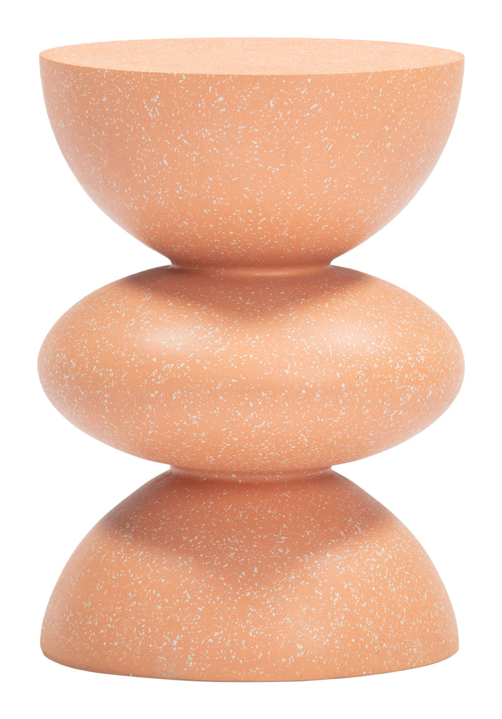 Zuo Tressa Side Table Terracotta