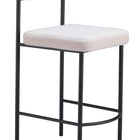 Zuo Livorno Counter Stool (Set of 2) Ivory