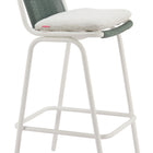 Zuo Luft Barstool (Set of 2) White & Green