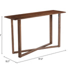 Zuo Macaria Console Table Walnut
