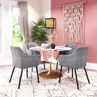 Zuo Adage Dining Chair (Set of 2) Gray