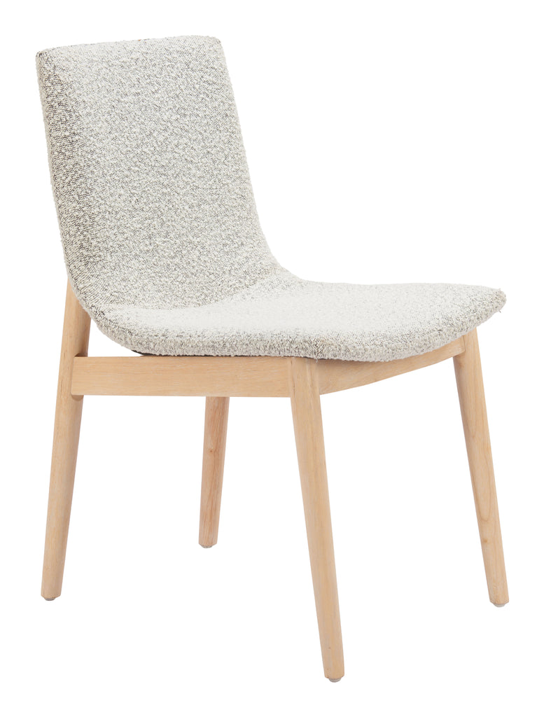 Zuo Raha Dining Chair (Set of 2) Gray & Whitewashed