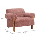 Zuo Verity Accent Chair Copper