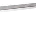 Zuo Metropolitan Double Bench Gray & Silver