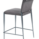 Zuo Freesia Counter Stool (Set of 2) Charcoal Gray