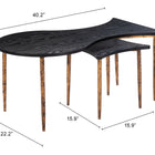 Zuo Norden Coffee Table Set (2-Piece) Black & Bronze