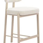 Zuo Aurea Counter Stool (Set of 2) Light Gray