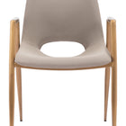 Zuo Desi Dining Chair (Set of 2) Beige & Gold