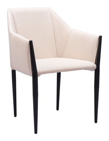 Zuo Andover Dining Chair (Set of 2) Beige