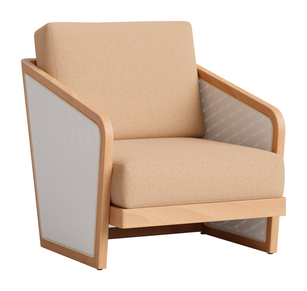 Zuo Sakina Lounge Chair Brown