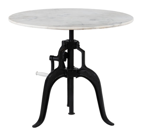 Zuo Mufid Bistro Table White & Black