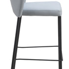 Zuo Linz Barstool (Set of 2) Gray