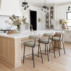 Zuo Kede Counter Stool Green Tweed