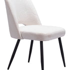 Zuo Teddy Dining Chair (Set of 2) Ivory