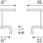 Zuo Neum Bistro Table Black
