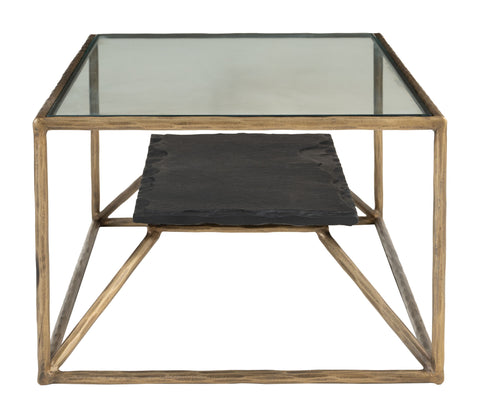 Zuo Ranol Coffee Table Brass