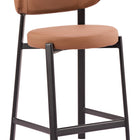Zuo Prairie Counter Stool (Set of 2) Brown