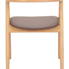 Zuo Peker Dining Chair (Set of 2) Brown & Natural