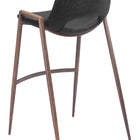 Zuo Desi Barstool (Set of 2) Black & Walnut