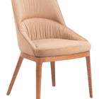 Zuo Ayr Dining Chair (Set of 2) Tan