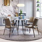 Zuo Ace Dining Chair (Set of 2) Brown & Walnut