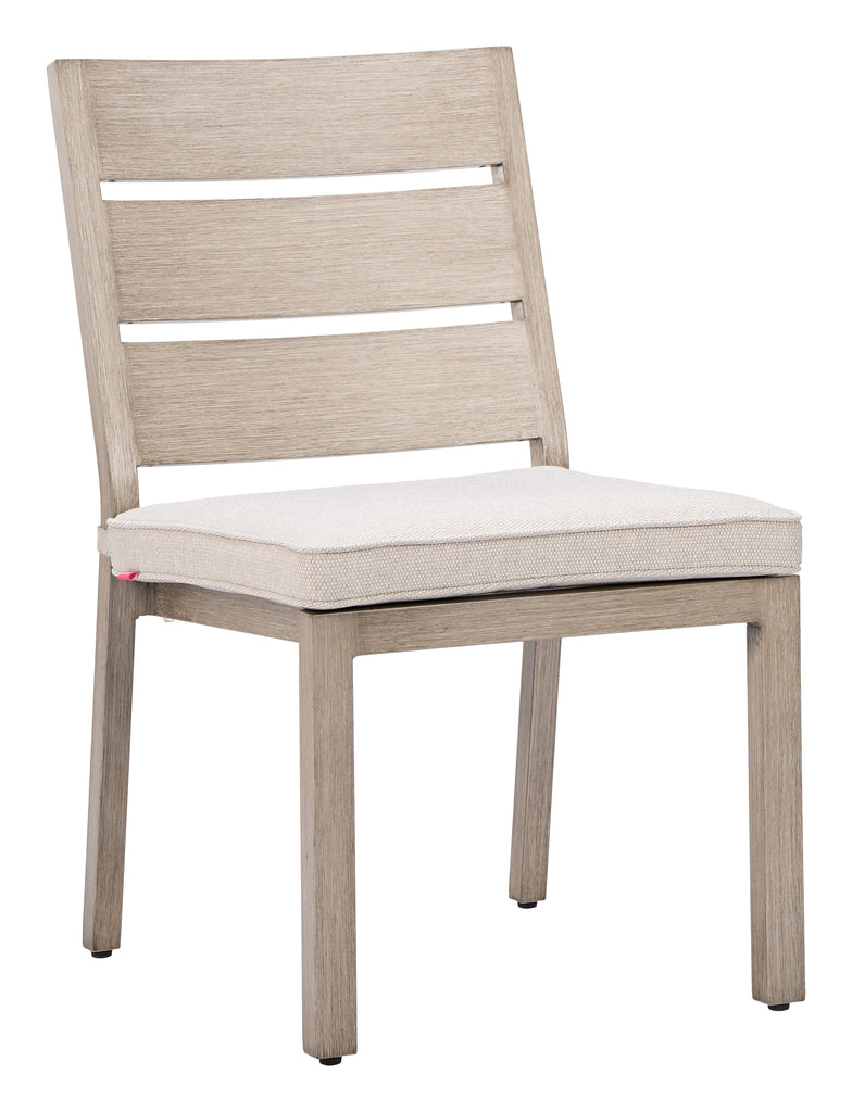 Zuo Reefline Armless Dining Chair (Set of 2) Gray