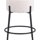 Zuo Blanche Counter Stool (Set of 2) Ivory