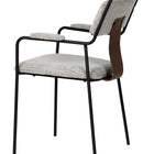 Zuo Couva Dining Chair (Set of 2) Gray Tweed
