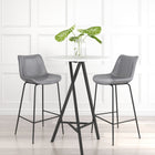 Zuo Byron Barstool Gray
