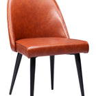 Zuo Silloth Armless Dining Chair (Set of 2) Brown