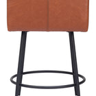 Zuo Horbat Counter Stool (Set of 2) Brown