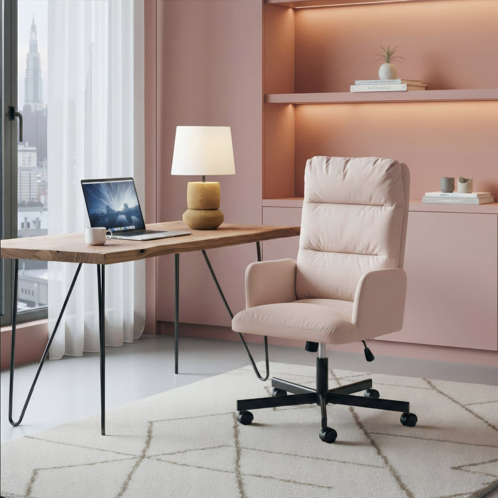 Zuo Sable Office Chair Ivory