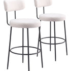 Zuo Blanca Barstool (Set of 2) Ivory