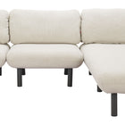 Zuo Aperto Chaise Beige