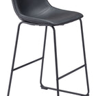 Zuo Smart Barstool (Set of 2) Black