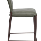 Zuo Freesia Counter Stool (Set of 2) Olive Green