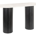Zuo Izola Console Table White & Black
