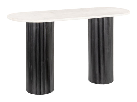 Zuo Izola Console Table White & Black