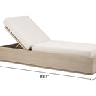 Zuo Varadero Beach Chaise Gray