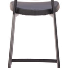 Zuo Ardenne Counter Stool (Set of 2) Black & Brown