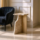 Zuo Surya Side Table Beige