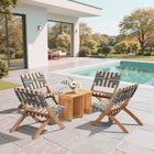 Zuo Riviera Extendable Stool (Set of 2) Natural