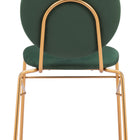 Zuo Odessa Dining Chair (Set of 2) Green & Gold