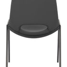 Zuo Desi Armless Dining Chair (Set of 2) Black