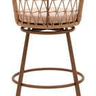 Zuo Islamorada Swivel Barstool Brown