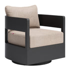 Zuo Foret Swivel Chair Black