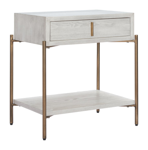 Zuo Yoru Side Table Oak White