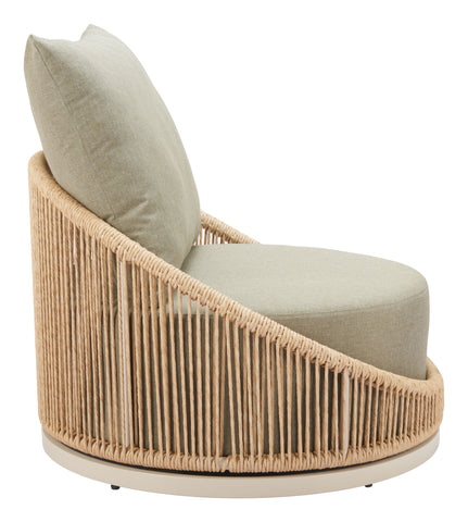 Zuo Cabana Swivel Chair Multicolor