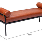 Zuo Barrow Bench Brown
