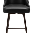 Zuo Keppel Swivel Counter Stool Black & Bronze